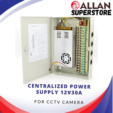 Allan Superstore 12v30a Centralized Power Supply Adapter For CCTV 18