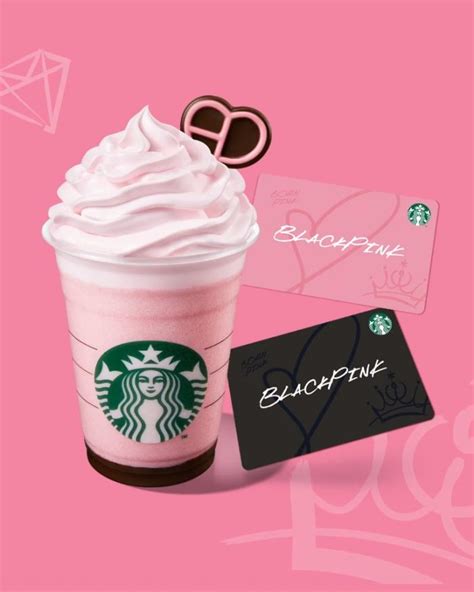 Starbucks Blackpink Beverage Card