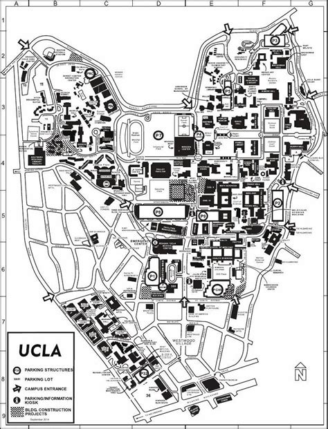 University Of California Los Angeles Campus Map Word