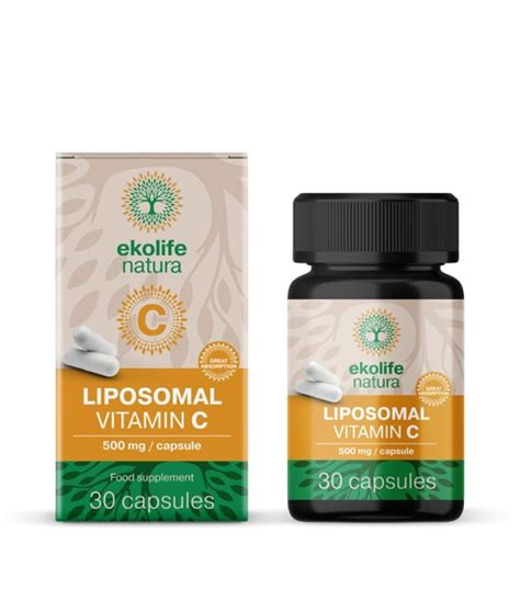 Ekolife Natura vitamina C liposomal 500 mg 30 cápsulas