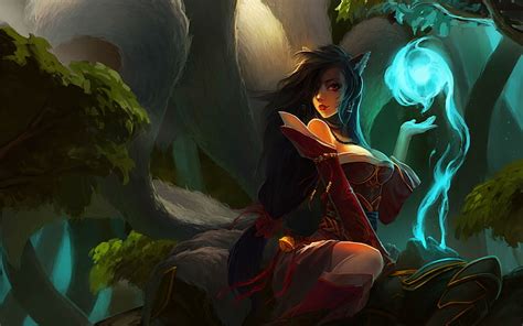 Fondo De Pantalla Digital De Personaje Femenino De Pelo Rojo League Of Legends Fondo De