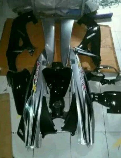 Jual Full Body Bodi Halus Honda Karisma X 125 Warna Hitam Silver Di