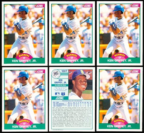 Lot Detail 1989 Score RC Traded Bb 100T Ken Griffey Jr Mariners