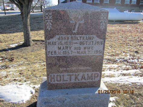 John Holtkamp Memorial Find A Grave