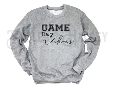 Game Day Vibes Game Day Shirt Game Day Game Day Baseball Etsy Game