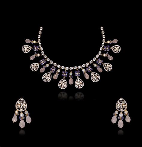 Festive Wear K Ct Gold Necklace Set At Rs Set In Mumbai