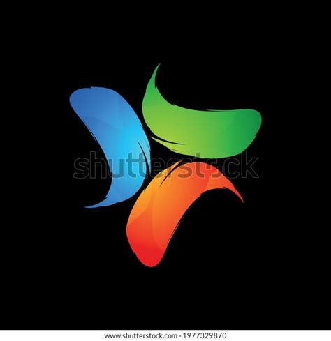 Gradient Circle Logo Design Vector Illustration Stock Vector (Royalty ...