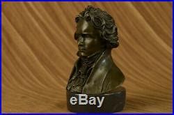 Ludwig Van Beethoven Bust Figurine Sculpture Statue European Made Cast