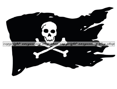 Pirate Pirate Flag Pirate Flag SVG Pirate Flag SVG Cut - Etsy