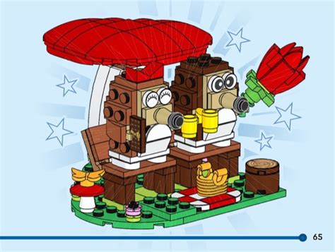 Lego Hedgehog Picnic Date Instructions Seasonal Valentine S Day