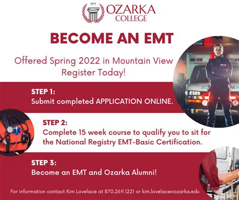 Ozarka College offers EMT - Hallmark Times