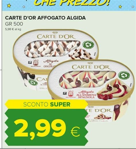 Algida Carte D Or Affogato Al Cioccolato G Ml Offerta Di Tigre