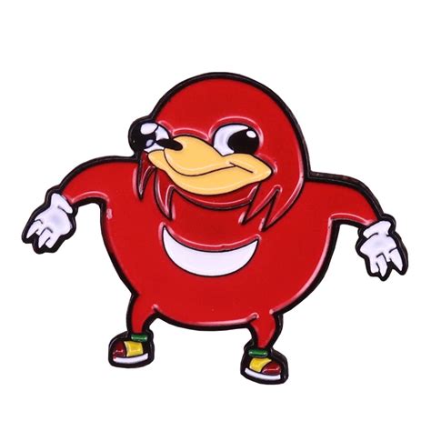 Ugandyjskie Knuckles Broszka Kresk Wka Odznaka Meme Kultura Masowa