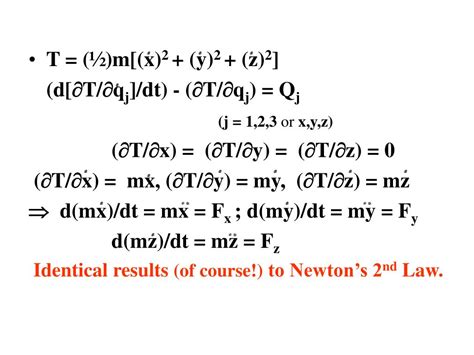 PPT Sect 1 6 Simple Applications Of The Lagrangian Formulation