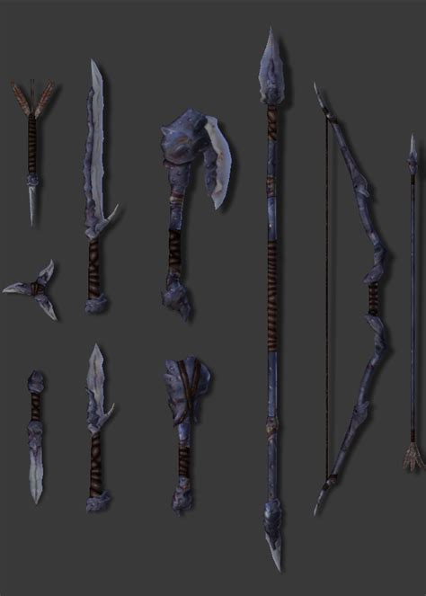 Chitin Weapons Png Tamriel Rebuilt