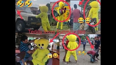 Teddy Bear Public Road😂। Dance With Cute Girls 🥰🥰। Bakchodi Prank In