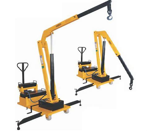 Hydraulic Floor Cranecounter Balanced Type With Rotating Swiveling Boom