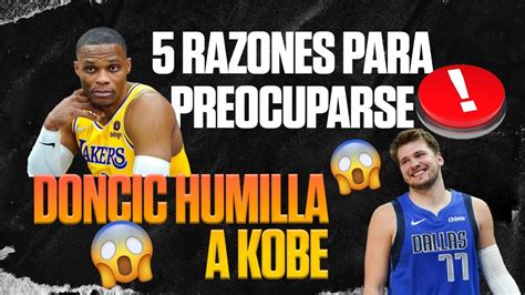 Razones Para Preocuparse Con Lakers Luka Doncic Hace Historia I Nba