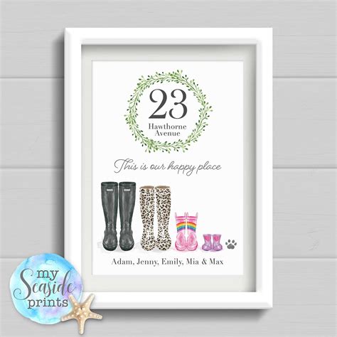 Home Décor Home Living New home personalised print New home gift