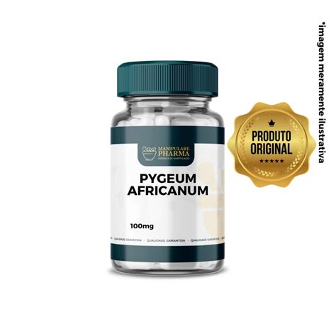 Pygeum Africanum 100mg 90 Capsulas Shopee Brasil