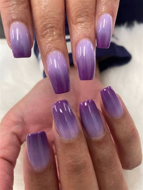 25 Trendy Purple Ombre Nail Art Designs Ideas For 2023 Entertainmentmesh