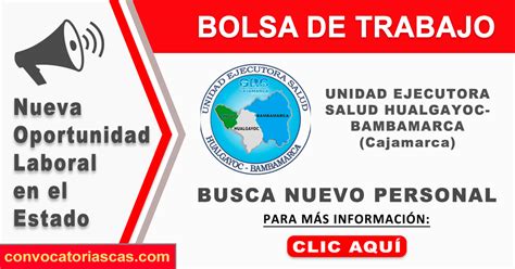 RED DE SALUD BAMBAMARCA CAS 2025