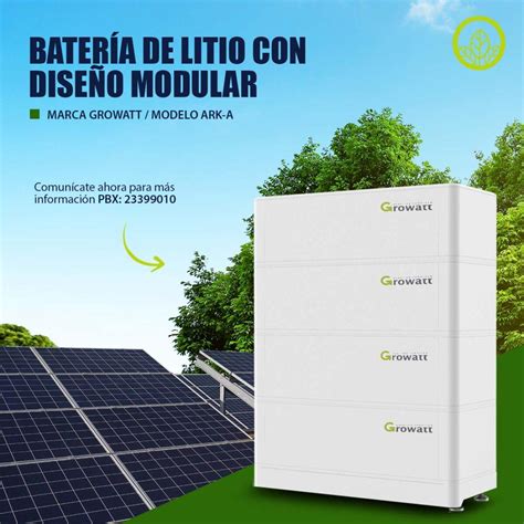 BATERIA DE LITIO GROWATT Life4Po 48v 2 56kWh Growatt ARK A1