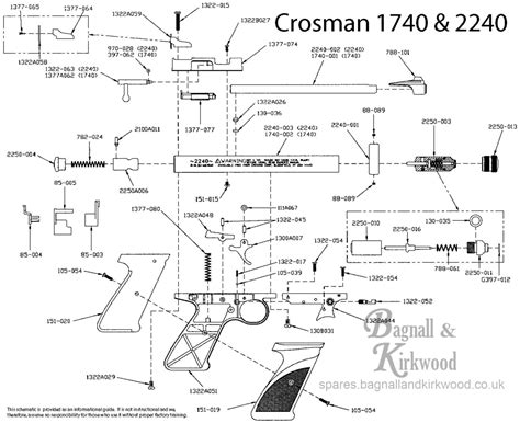 Crosman 2240 Bagnall And Kirkwood Airgun Spares