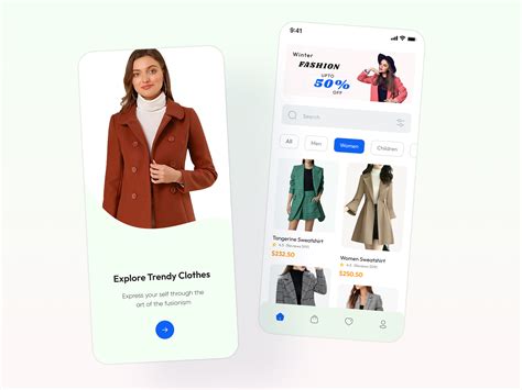 Clothing Mobile App Design by Kobir Hossen on Dribbble