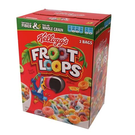 Kelloggs Froot Loops Cereal 43 6 Oz Box