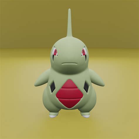 🐉 Pokemon No. 246 Larvitar・ STL File for 3D printing・Cults
