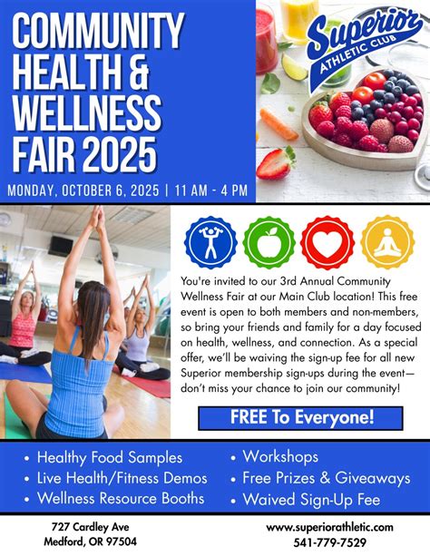 Community Wellness Fair - Superior Athletic Club