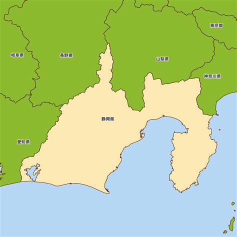 map  shizuoka prefecture map