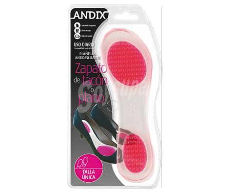 Andix Plantillas Antideslizantes Para Zapato De Tac N O Plano Talla Nica