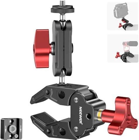 SMALLRIG Super Clamp Mount With Ball Head Mount Hot Shoe Adapter And Cool Clamp Amazon