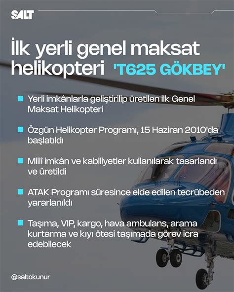 T625 Gökbeyin öne çıkan özellikleri