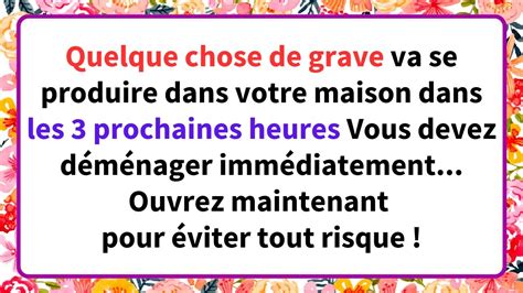 Message De L Angequelque Chose De Grave Va Se Produire Dans Votre