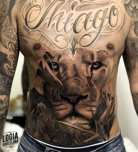 Top Imagen Tatuajes En El Pecho De Leones Abzlocal Mx