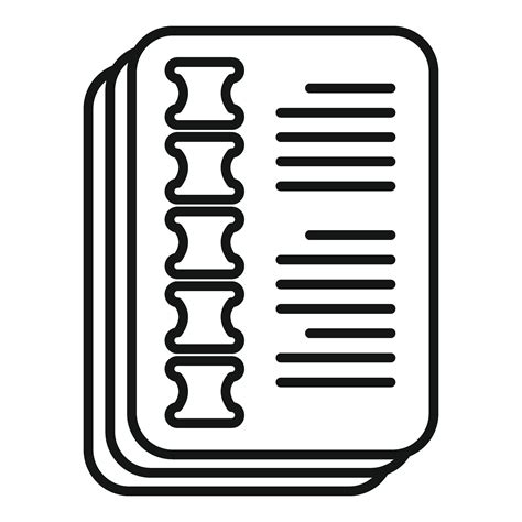 Spine Xray image icon outline vector. Clinic machine person 41273104