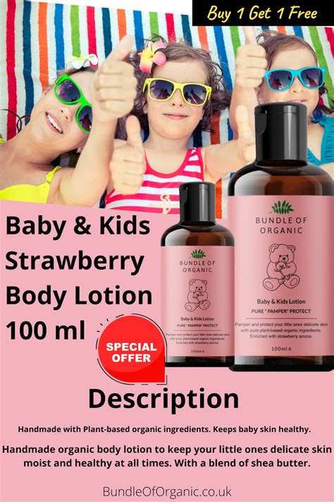 Baby And Kids Body Lotion 100 Ml Natural Beauty Natural Moisturizer