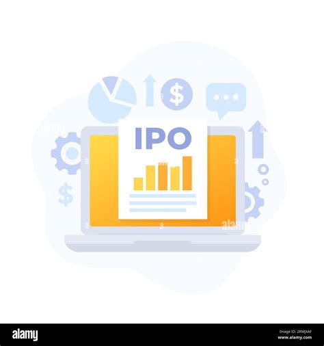 IPO Initial Public Offering Vector Illustration Stock Vector Image