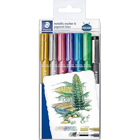 Staedtler Metallic Marker Set Amazon In Home Kitchen