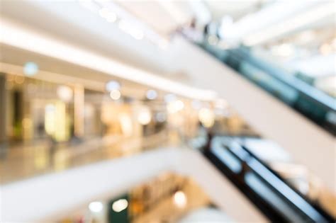 Premium Photo Blurred Image Of Shopping Mall And People