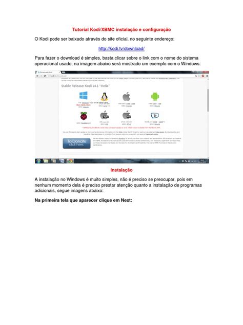 Pdf Tutorial Kodi Instala O E Configura O Dokumen Tips
