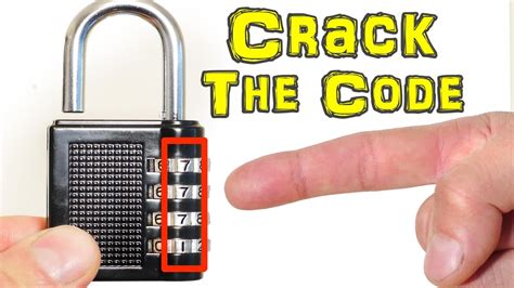 How To Crack The Code Open A Combination Padlock Youtube