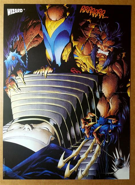 Wolverine Bone Claws Marvel Comics Poster