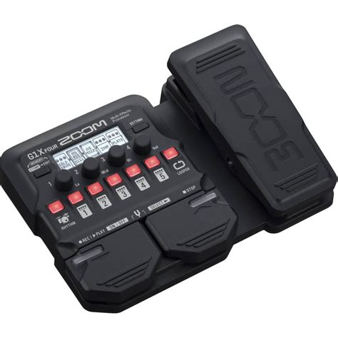 Pedaleira Zoom G1x Four - Zoom G1X Four - Pedal multi-efeitos para Guitarra