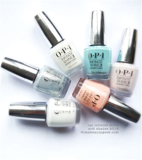 Opi Infinite Shine Soft Shades Swatches Review Beautygeeks