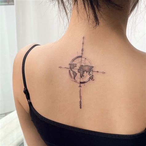 27 Gorgeous Compass Tattoo Ideas