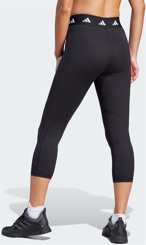 Adidas Woman Techfit Capri Leggings Black White Ia7158 Ab 16 44